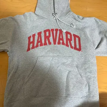 HARVARD 후드 부착 맨투맨 M 사이즈 그레이