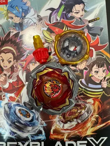 레온 팬 T4-60A 레드Ver 에보 배틀 베이블레이드x