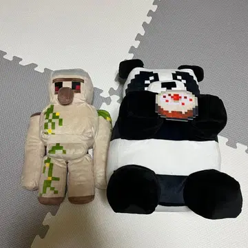 마인크래프트 봉제 인형 아이언 골렘 BIG 팬더