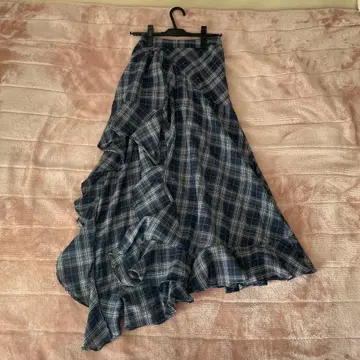 비대칭 롱 스커트