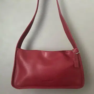 GENIEDU 가죽 빨간색 숄더백 새상품급