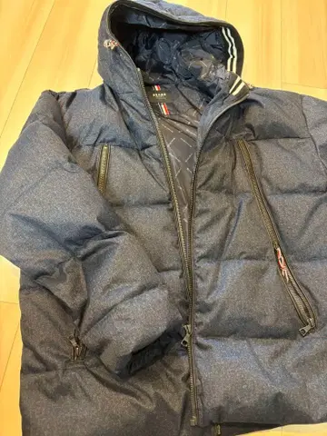 BEAMS HEART 다운 자켓 XL 다크 블루