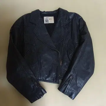 BUCI 블랙 가죽 여성용 자켓 레트로