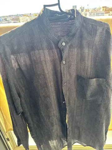 밴드 카라 셔츠