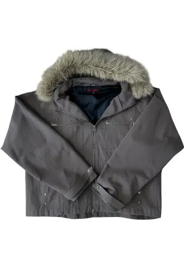 Bizarre maiden fur hood jacket