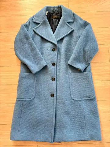 PALTO 블루 체스터 코트