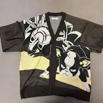 graniph 죠죠 콜라보 니트 가디건 S