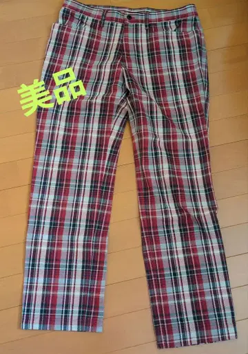 ABAHOUSE 체크 무늬 치노 팬츠 사이즈 3