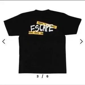 SleepgroundTV Three Days Short-Sleeved T-shirt (Black/M)