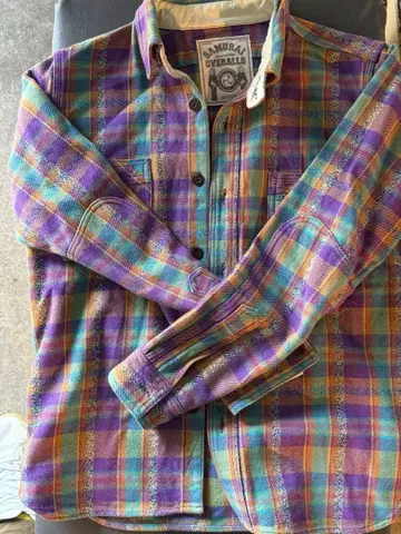 SAMURAI 두꺼운 원단 플란넬 셔츠 M