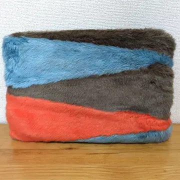 주말 가격 인하 LUDLOW 퍼 스트라이프 클러치백