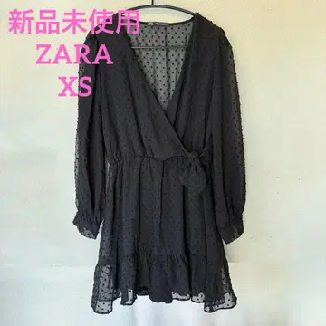 ZARA 미사용 새상품 블랙 원피스 속바지 내장