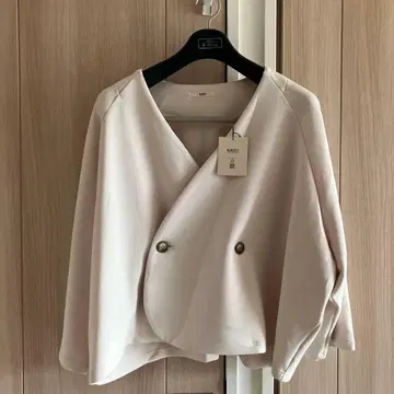 NARU 노카라 자켓 아이보리