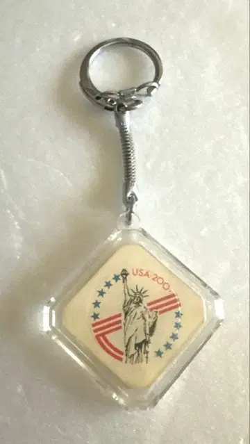 미국 기념품 자유의 여신 200주년 키링