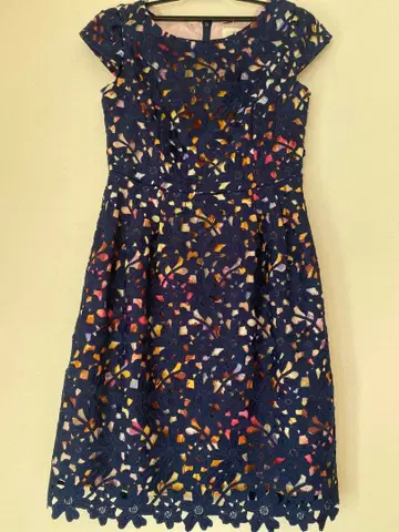 TOCCA 네이비 꽃무늬 레이스 원피스
