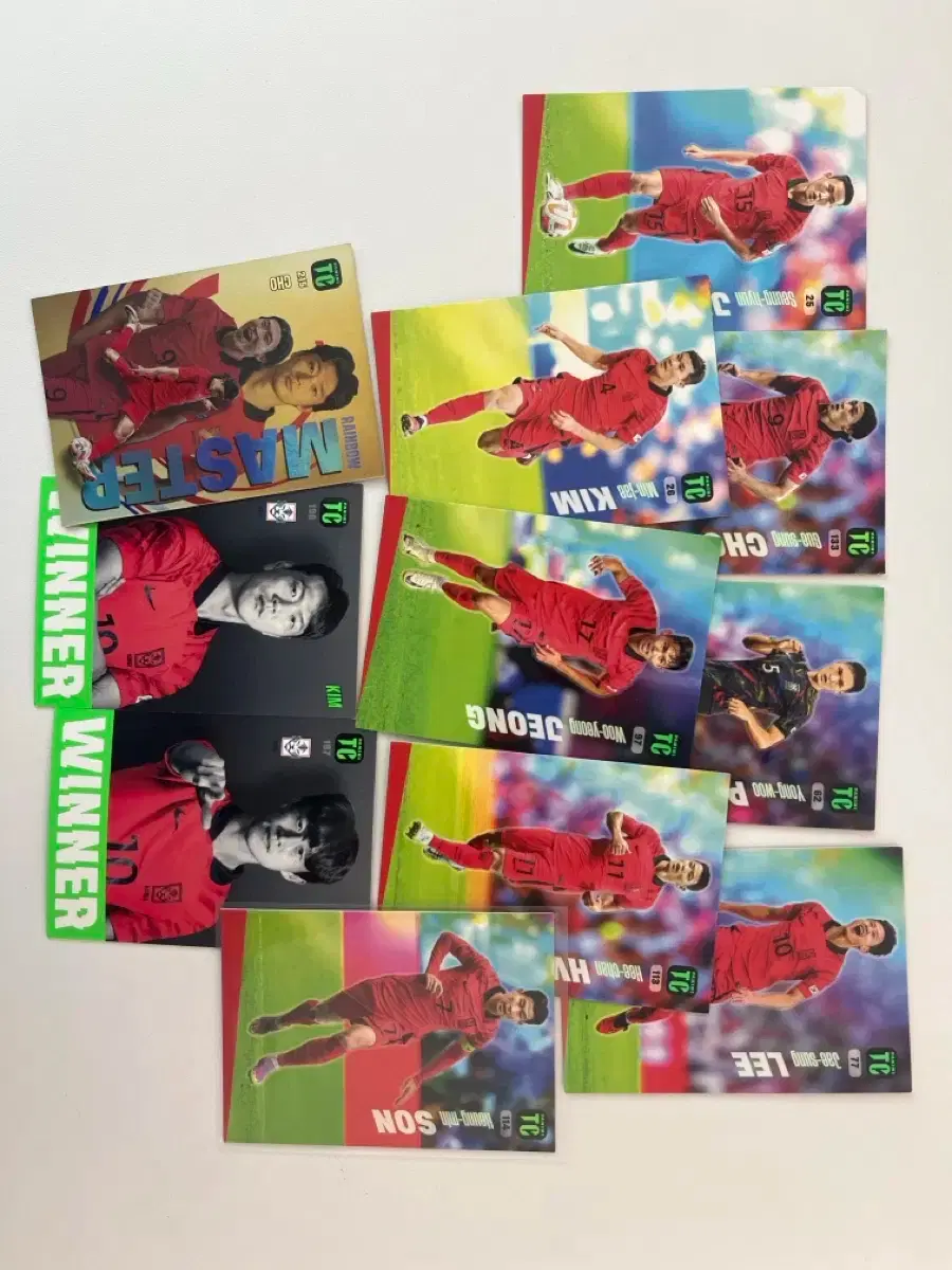 파니니 축구 카드 국가대표 손흥민 김민재 이재성