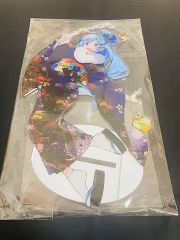 이 멋진 세계에 축복을! 신춘 페어 BIG 아크릴 스탠드 아쿠아