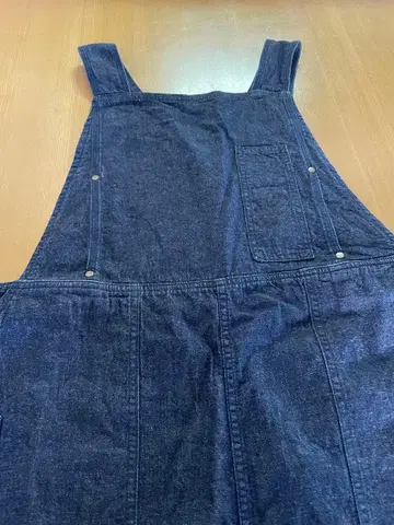 티거르브로칸테 8 온스 데님 오버롤 스커트