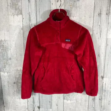patagonia 플리스 자켓 여성용 XS 레드