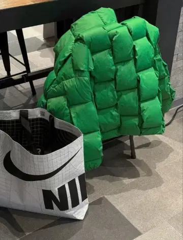 새상품급 GREEN 그린 퀼팅 두툼한 다운 자켓 빅 사이즈