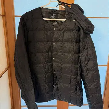 TAION 블랙 다운 자켓 XL USL