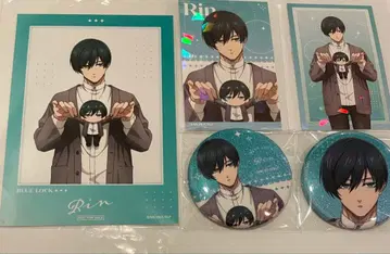 블루 록 유라쿠초 마루이 껴안기 시리즈 캔뱃지 특전 카드 이토시 린