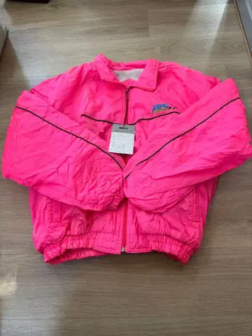 PJS 파스텔 자켓 윈드브레이커 보아 포함 핑크 L 사이즈