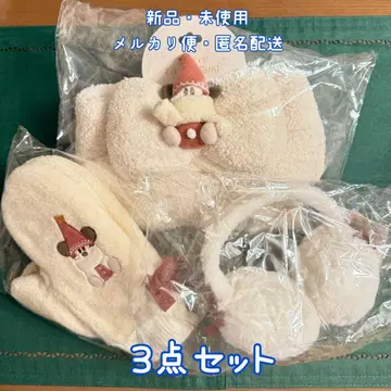 디즈니 릴린린 머리띠 & 머플러 & 귀도리 3종 세트