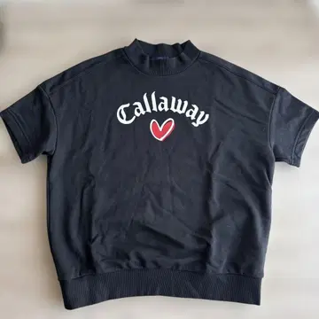캘러웨이 하이넥 반팔 맨투맨