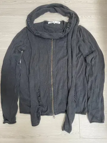 BUONA GIORNATA 데미지 가공 가디건