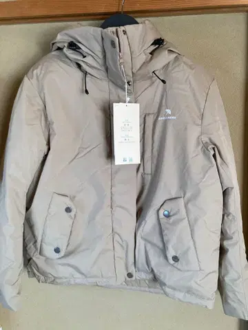 아놀드 파머 베이지 후드 부착 다운 자켓 M 사이즈