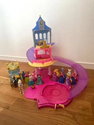 마텔사 디즈니 프린세스 반짝반짝 댄스 파티 캐슬 세트