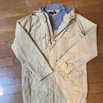 TOMMY HILFIGER 후드 부착 자켓 M 베이지