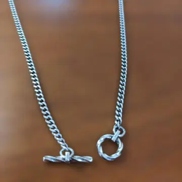 새상품 RADIALL 라디얼 FIGARO - T-BAR NECKLACE