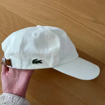 LACOSTE 화이트 야구 모자