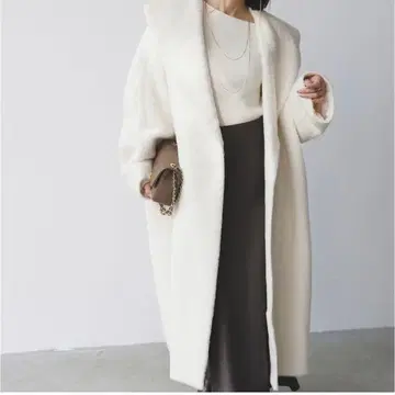 anuans 알파카울 숄카라 코트