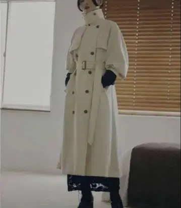 ameri vintage 트렌치코트 화이트 S