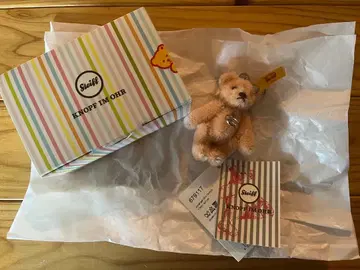 Steiff 테디베어 키링 벤츠 독일제 미사용 새상품