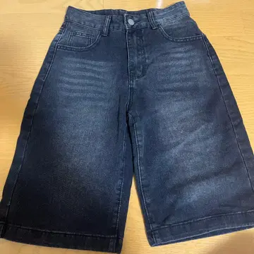 다크 데님 하프 팬츠 XXS