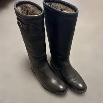 에이글 무스탕 롱 부츠 36