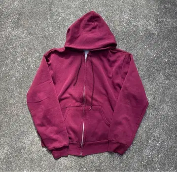 60~70S 더블 페이스 집업 후드티