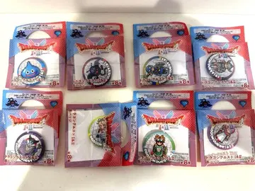 드래곤 퀘스트 캔뱃지 로손 스토어100 전 8종 컴플리트