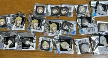 문호 스트레이독스 애니메가카페 한정판 굿즈 블랙 키링 캔뱃지