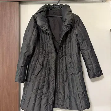 블랙 다운 자켓 M