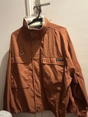 CPCM 오렌지 나일론 자켓