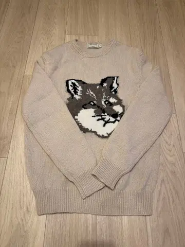 메종 키츠네 니트