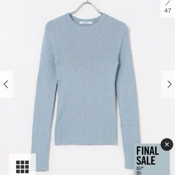 멜란지 코튼 니트