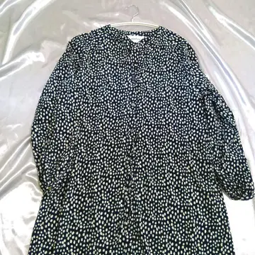 SOEJU 소쥬 레오파드 무늬 원피스 네이비 프리 사이즈