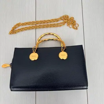 WAKO 와코 미니백 골드 핸들