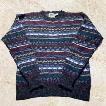 REI 영국실 울100 페어아일 니트 XL 빈티지 아웃도어